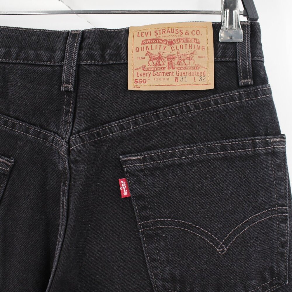 Vintage Levi's 550 Jeans Mens 30x31.5 Relaxed Fit Tapered Leg Cotton Made In USA